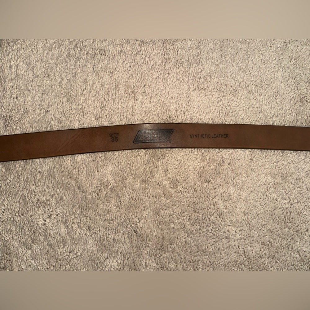 Dickies Brown Synthetic Leather Belt Size 36